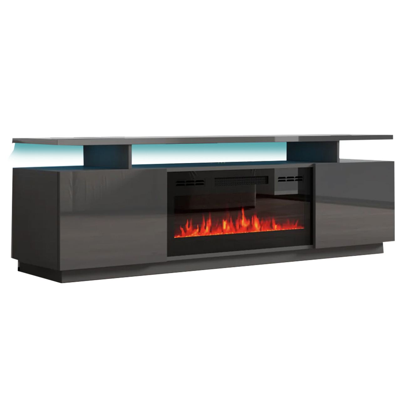 .FIREPLACE TV101 TV Stand GREY
